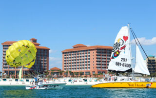 parasailing in Gulf Shores and Orange Beach